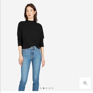 Everlane square mockneck tee